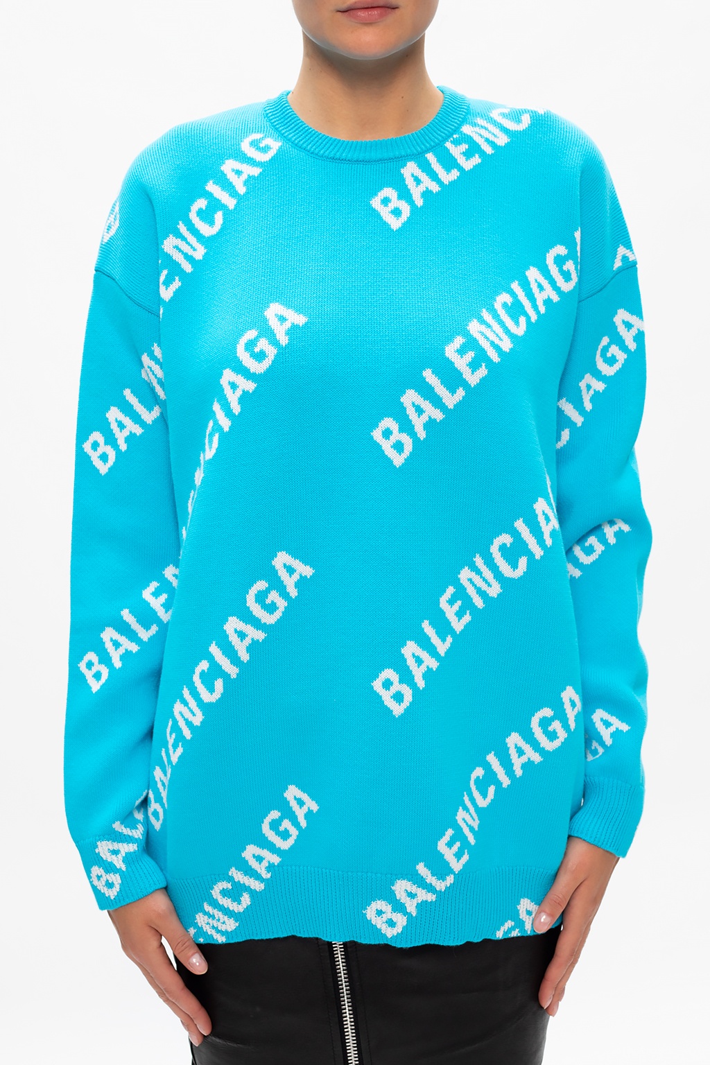 Balenciaga store sweater blue